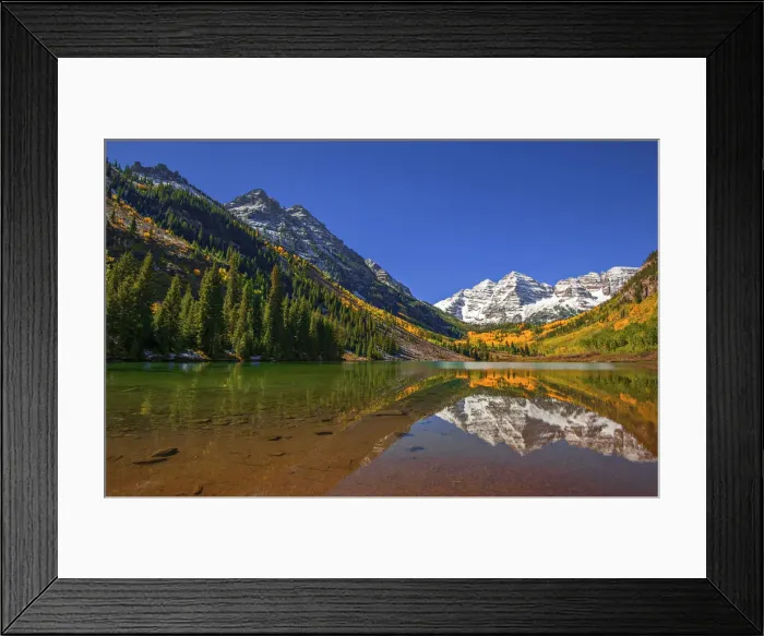 Framed Print : Maroon Bells, Colorado, south western United States of America Framed Print : Maroon Bells, Colorado, south western United States of America