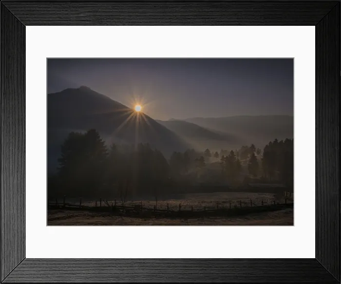 Framed Print : Wangdue Phodrang, Kingdom of Bhutan, Eastern Himalayas