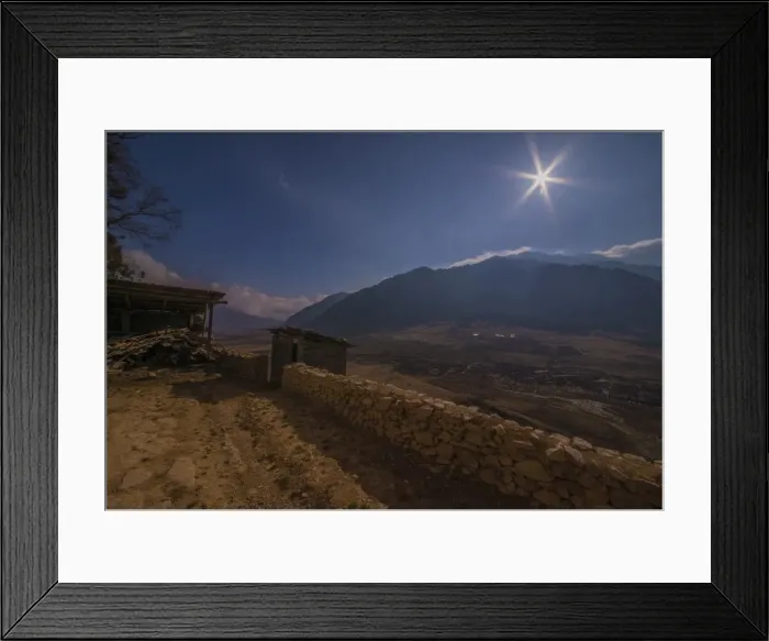 Framed Print : Wangdue Phodrang, Kingdom of Bhutan, Eastern Himalayas