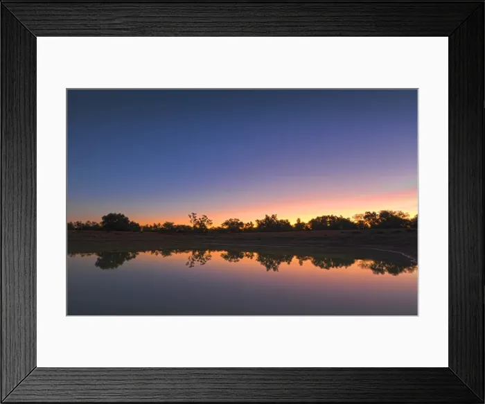 Framed Print : Comeroo dusk, outback New South Wales, Australia Framed Print : Comeroo dusk, outback New South Wales, Australia