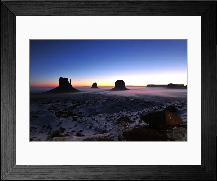 Framed Print : Monument valley in Winter, Arizona, south western United States of America Framed Print : Monument valley in Winter, Arizona, south western United States of America