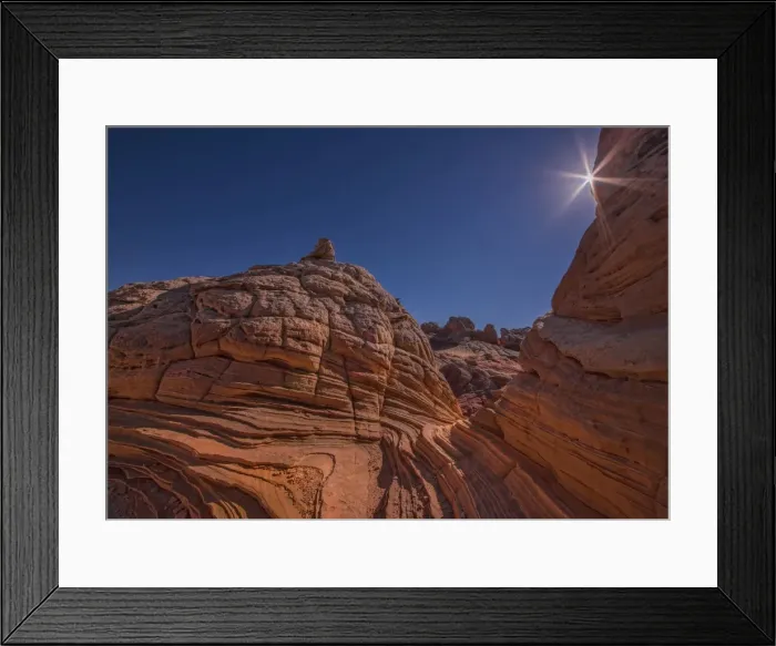 Framed Print : White Pocket, Paria Wilderness area of Arizona, south western United States of America