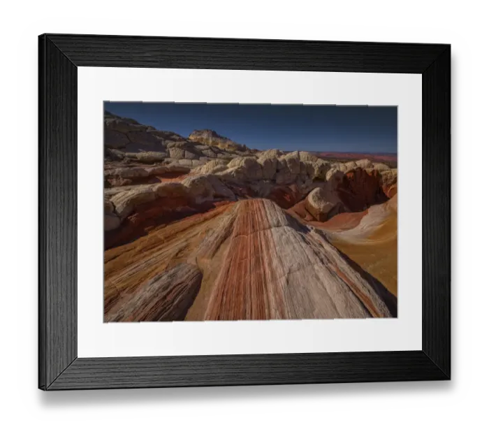 Framed Print : White Pocket, Paria Wilderness area of Arizona, south western United States of America Framed Print : White Pocket, Paria Wilderness area of Arizona, south western United States of America