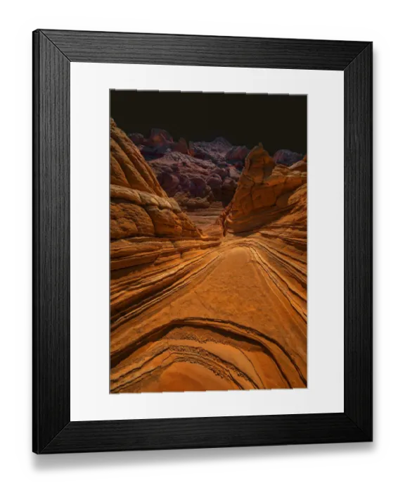 Framed Print : White Pocket, Paria Wilderness area of Arizona, south western United States of America Framed Print : White Pocket, Paria Wilderness area of Arizona, south western United States of America