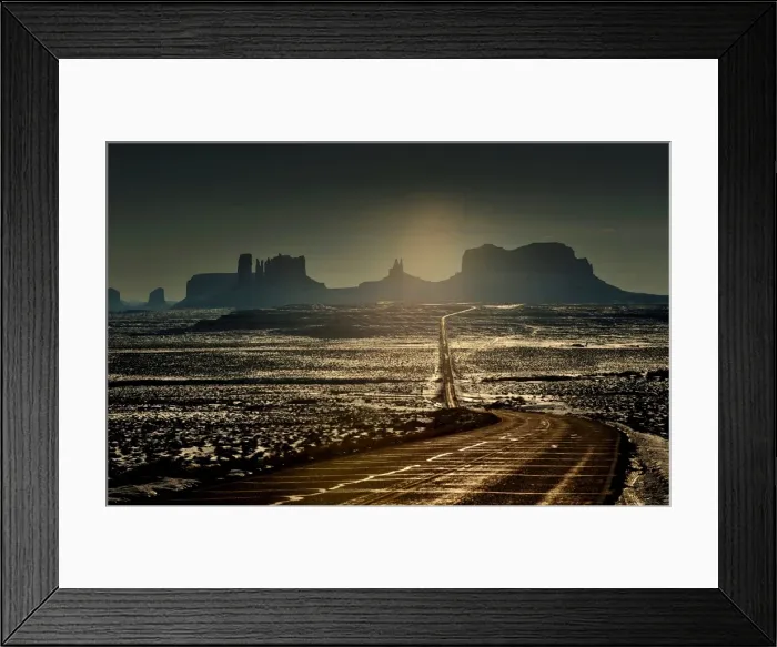Framed Print : Monument valley in Winter, Arizona, south western United States of America Framed Print : Monument valley in Winter, Arizona, south western United States of America