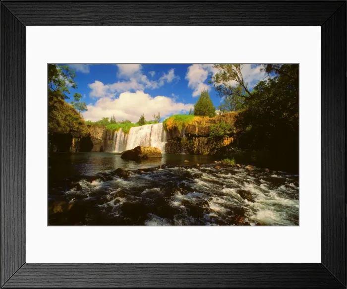 Framed Print : Millstream falls, north Queensland, Australia