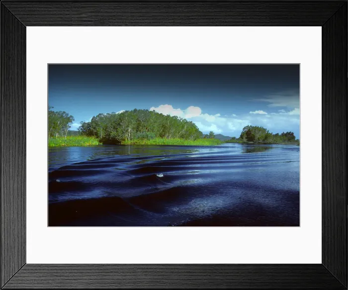 Framed Print : Noosa River, sunshine coastline of Queensland, Australia