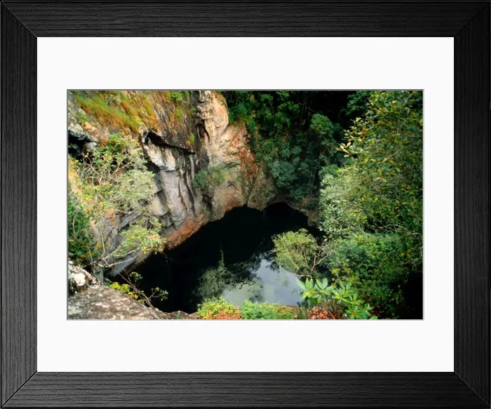 Framed Print : Hypamee Crater, north Queensland, Australia
