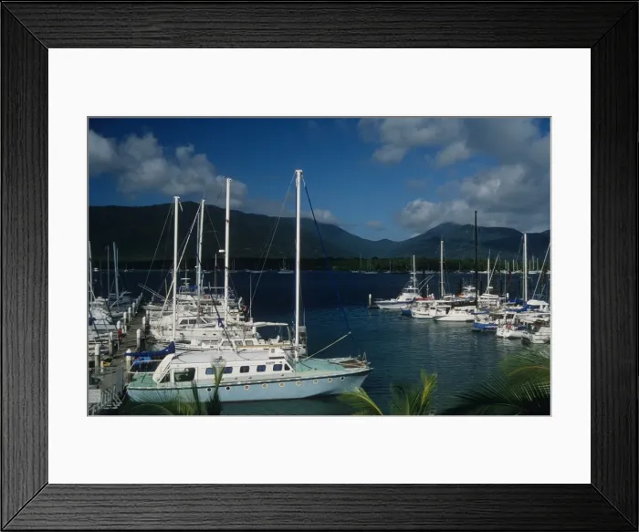 Framed Print : Cairns Harbour, north Queensland, Australia Framed Print : Cairns Harbour, north Queensland, Australia