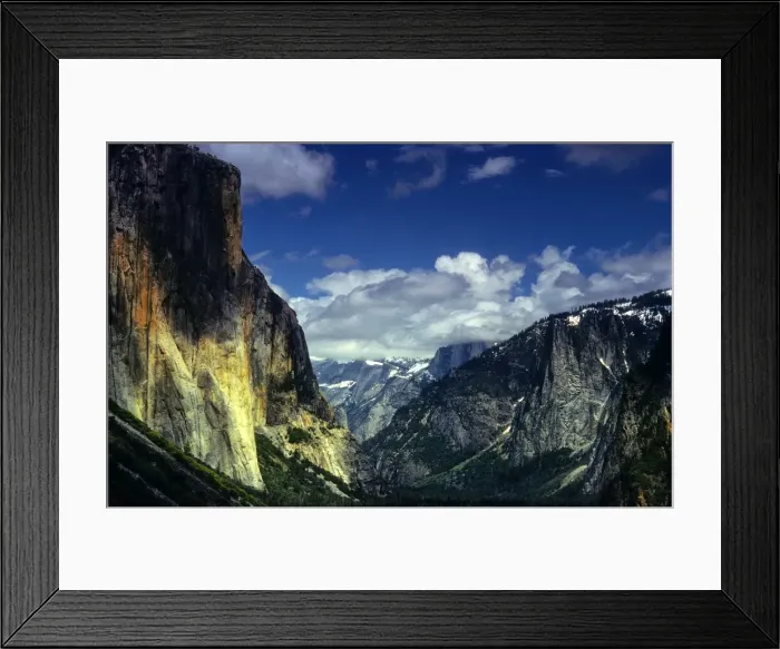 Framed Print : Spring-time in the Yosemite National Park, California, Western United States of America