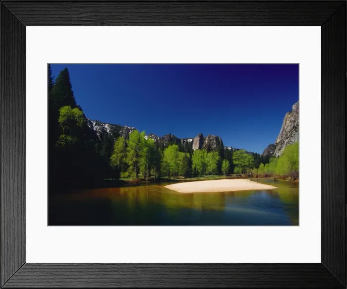 Framed Print : Spring-time in the Yosemite National Park, California, southern United States of America