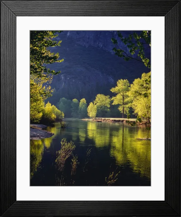 Framed Print : Spring-time in the Yosemite National Park, California, southern United States of America