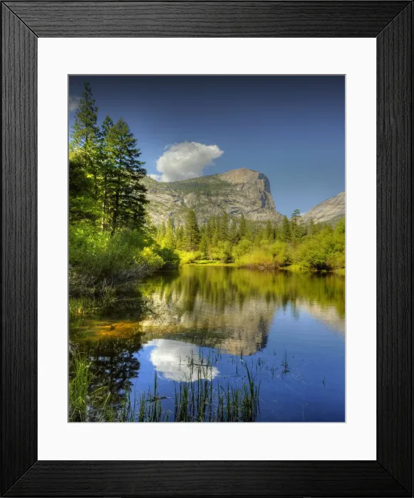 Framed Print : Spring-time in the Yosemite National Park, California, southern United States of America Framed Print : Spring-time in the Yosemite National Park, California, southern United States of America