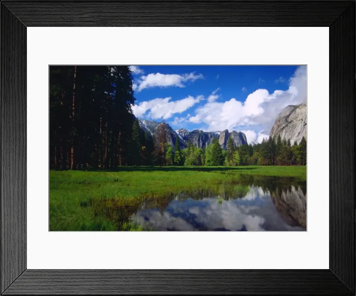 Framed Print : Spring-time in the Yosemite National Park, California, southern United States of America Framed Print : Spring-time in the Yosemite National Park, California, southern United States of America