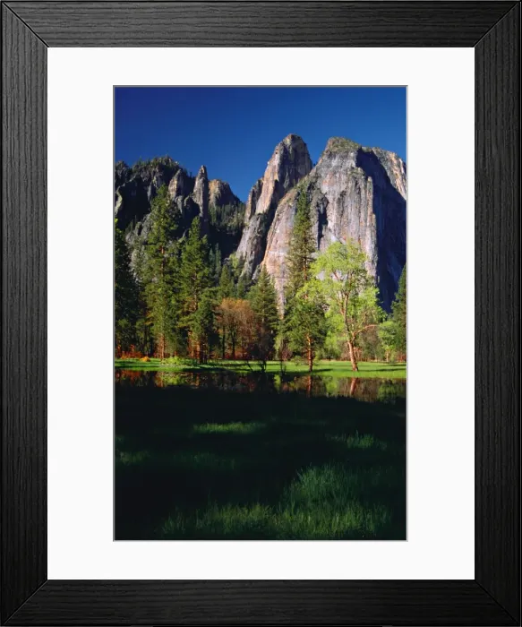 Framed Print : Spring-time in the Yosemite National Park, California, southern United States of America Framed Print : Spring-time in the Yosemite National Park, California, southern United States of America
