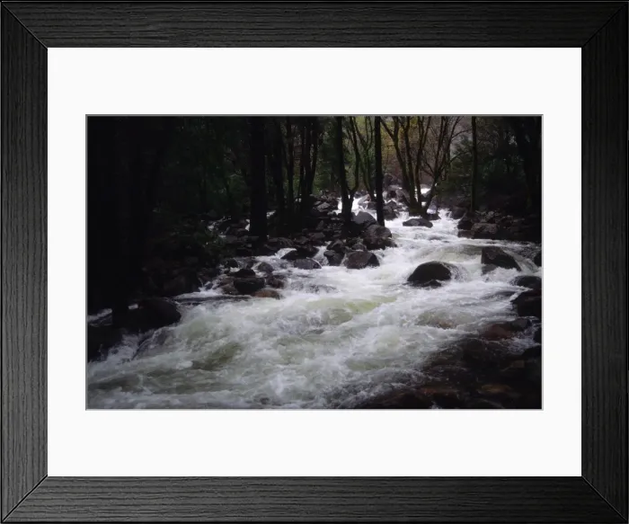 Framed Print : Spring-time in the Yosemite National Park, California, southern United States of America