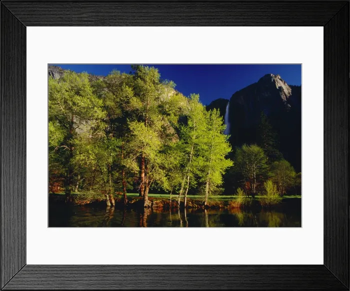 Framed Print : Spring-time in the Yosemite National Park, California, southern United States of America