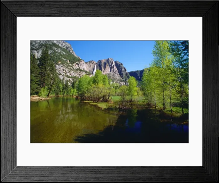 Framed Print : Spring-time in the Yosemite National Park, California, southern United States of America