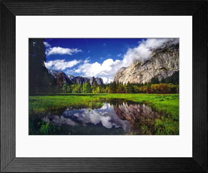Framed Print : Spring-time in the Yosemite National Park, California, southern United States of America Framed Print : Spring-time in the Yosemite National Park, California, southern United States of America