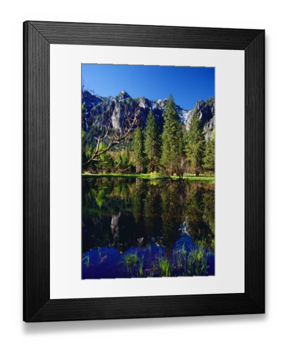 Framed Print : Spring-time in the Yosemite National Park, California, southern United States of America Framed Print : Spring-time in the Yosemite National Park, California, southern United States of America