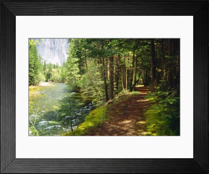 Framed Print : Spring-time in the Yosemite National Park, California, southern United States of America