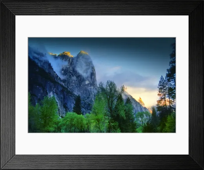 Framed Print : Spring-time in the Yosemite National Park, California, southern United States of America Framed Print : Spring-time in the Yosemite National Park, California, southern United States of America