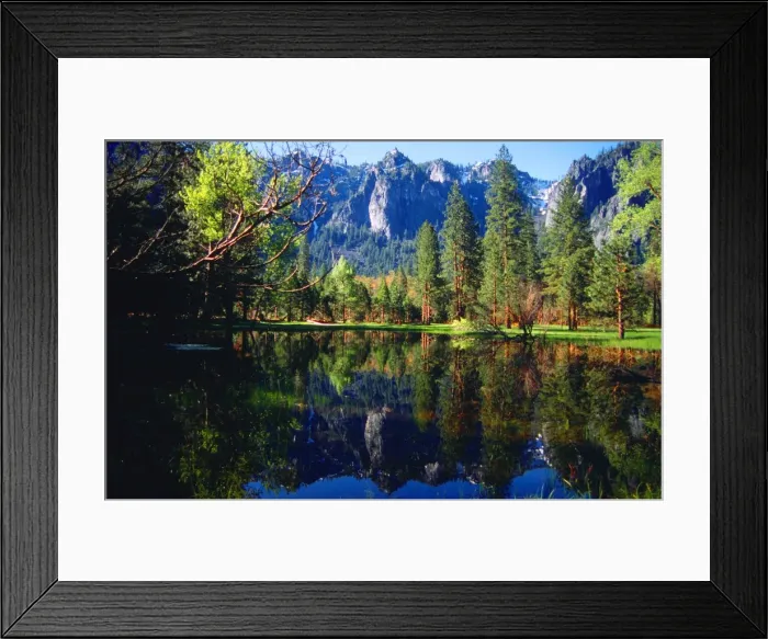 Framed Print : Spring-time in the Yosemite National Park, California, southern United States of America Framed Print : Spring-time in the Yosemite National Park, California, southern United States of America