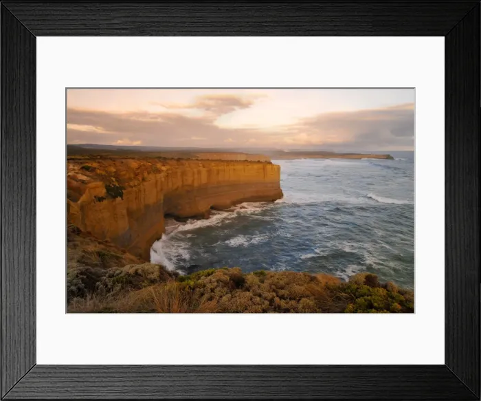 Framed Print : Shipwreck coastline, western Victoria, Australia