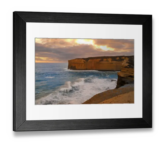 Framed Print : Shipwreck coastline, western Victoria, Australia Framed Print : Shipwreck coastline, western Victoria, Australia