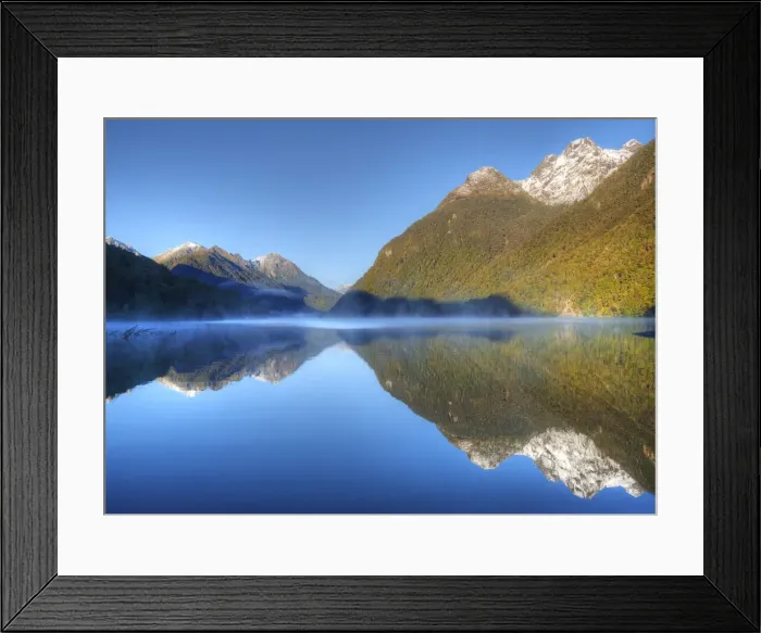 Framed Print : Morning reflections, South Island, New Zealand Framed Print : Morning reflections, South Island, New Zealand