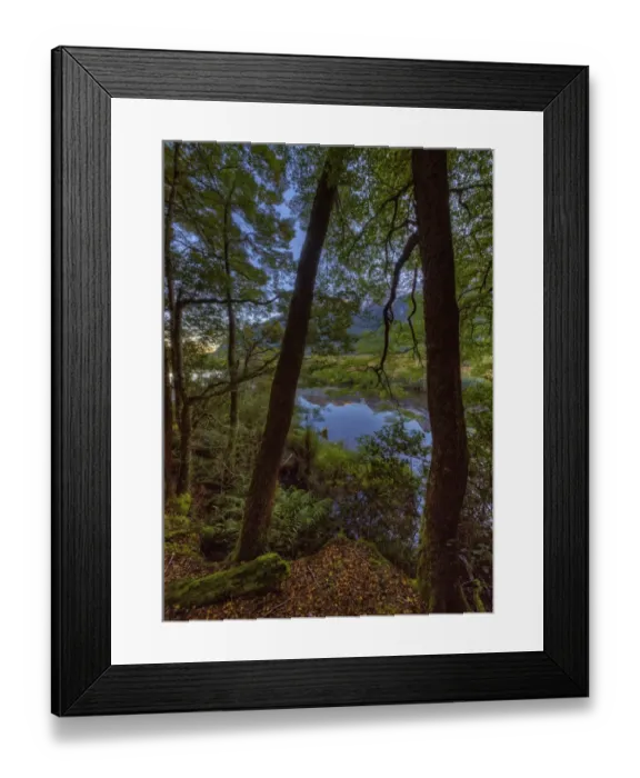 Framed Print : Mirror lakes, South Island, New Zealand Framed Print : Mirror lakes, South Island, New Zealand