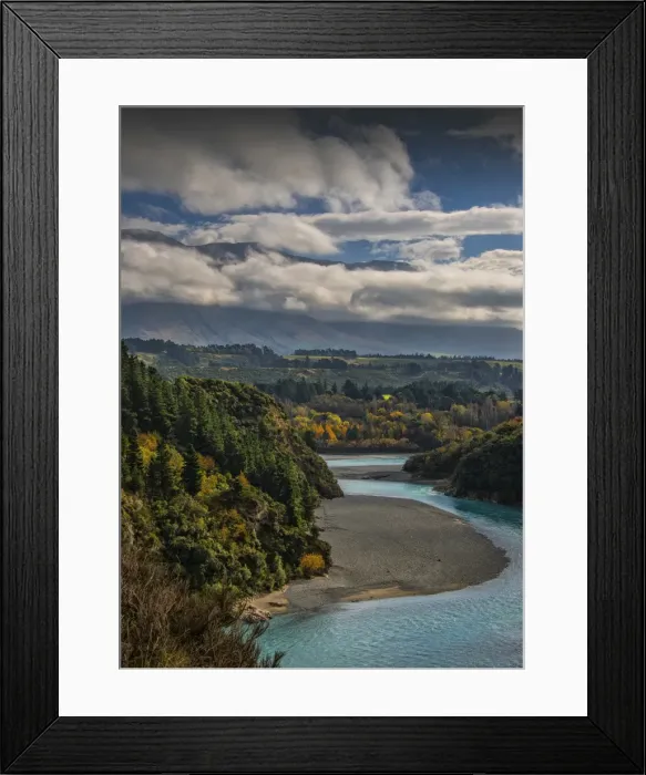 Framed Print : Opuha river Canyon, South Island, New Zealand Framed Print : Opuha river Canyon, South Island, New Zealand