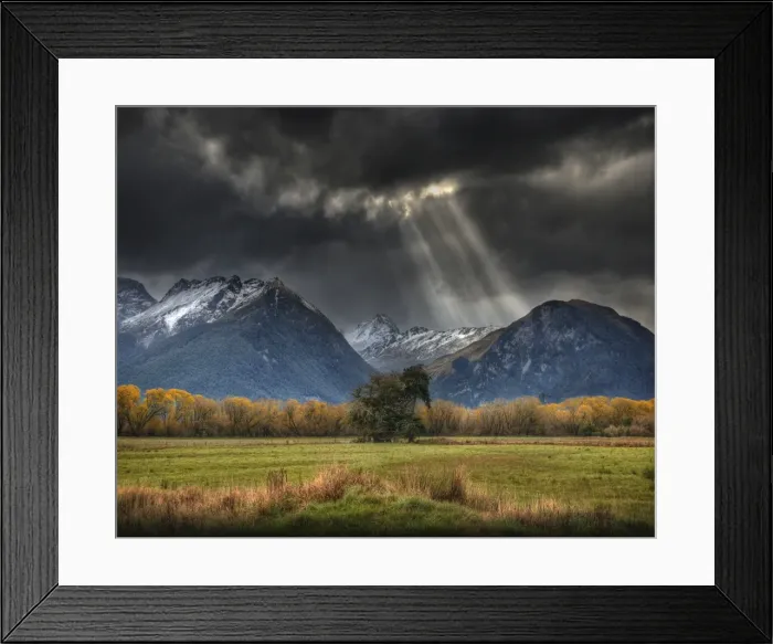 Framed Print : Paradise Valley, Glenorchy, South Island, New Zealand Framed Print : Paradise Valley, Glenorchy, South Island, New Zealand