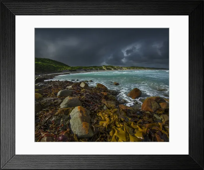 Framed Print : Stormy weather, King Island, Bass Strait, Tasmania, Australia Framed Print : Stormy weather, King Island, Bass Strait, Tasmania, Australia