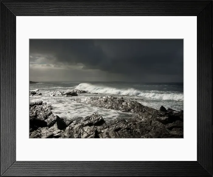 Framed Print : Stokes point, Southern end of King Island, Bass Strait, Tasmania, Australia