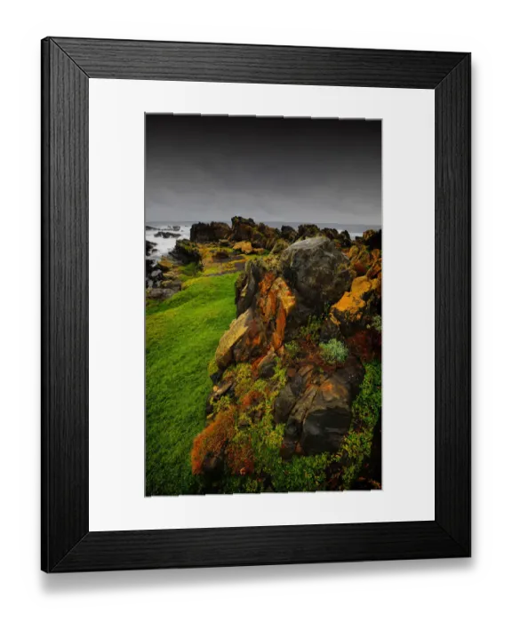 Framed Print : Stokes point, Southern end of King Island, Bass Strait, Tasmania, Australia Framed Print : Stokes point, Southern end of King Island, Bass Strait, Tasmania, Australia