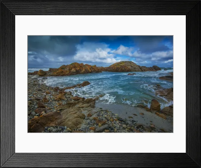 Framed Print : The cove, King Island, Bass Strait, Tasmania, Australia Framed Print : The cove, King Island, Bass Strait, Tasmania, Australia