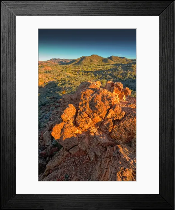 Framed Print : View from the Pinnacles, Flinders Ranges, outback South Australia