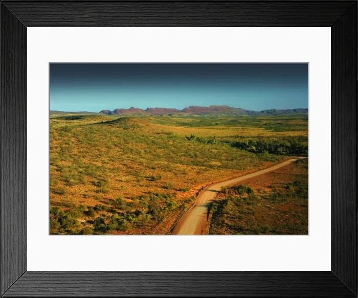 Framed Print : Road through the Gammon rnages, Flinders Ranges, South Australia