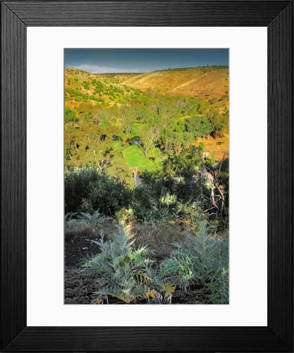Framed Print : Onkaparinga river gorge, Fleurieu Peninsula South Australia Framed Print : Onkaparinga river gorge, Fleurieu Peninsula South Australia