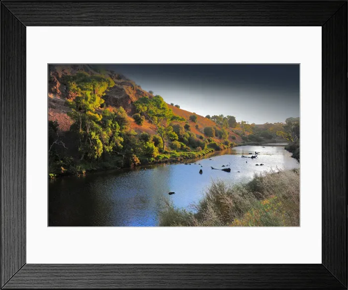 Framed Print : Onkaparinga river gorge, Fleurieu Peninsula South Australia Framed Print : Onkaparinga river gorge, Fleurieu Peninsula South Australia