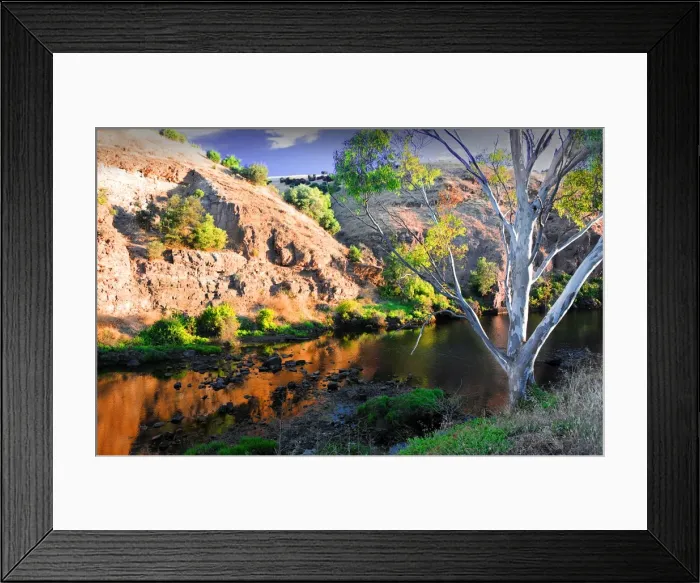 Framed Print : Onkaparinga river gorge, Fleurieu Peninsula South Australia