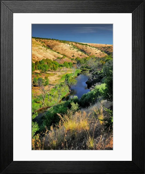 Framed Print : Onkaparinga river gorge, Fleurieu Peninsula South Australia