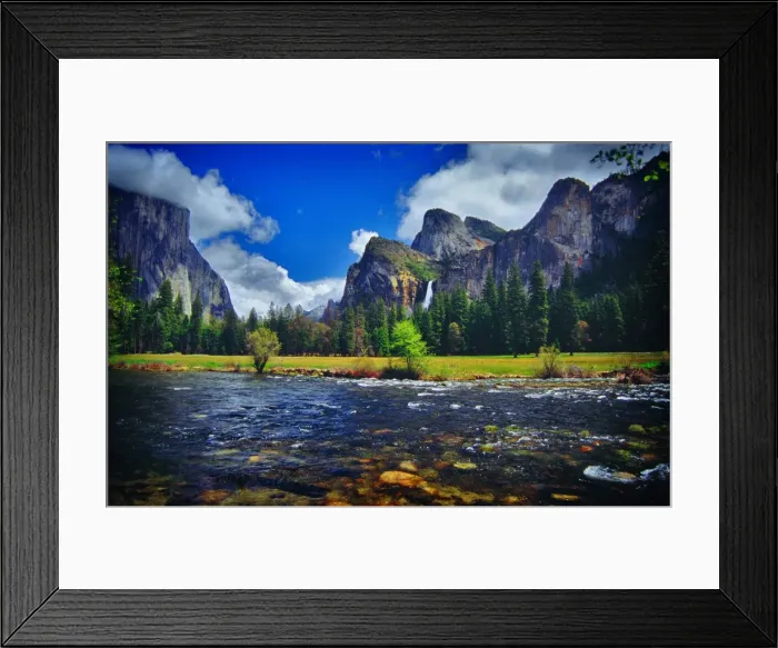 Framed Print : Yosemite National Park, California, western United States of America