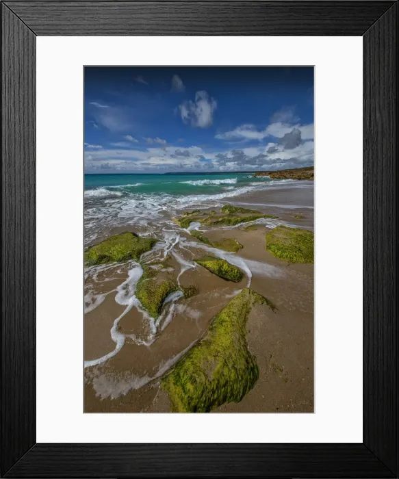 Framed Print : Sea Elephant bay, east coastline of King Island Bass Strait, Tasmania, Australia