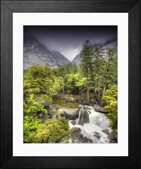 Framed Print : A view of the Merced River in Yosemite national Park, California, USA Framed Print : A view of the Merced River in Yosemite national Park, California, USA