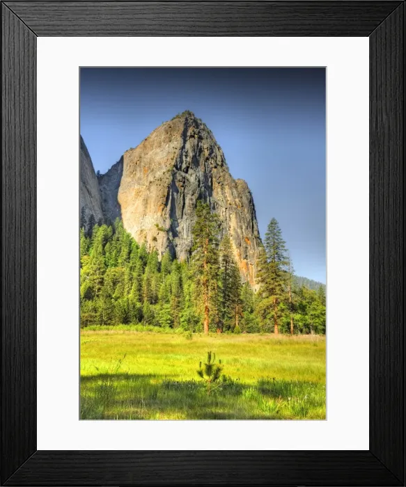 Framed Print : The meadow at Yosemite national park, California, USA