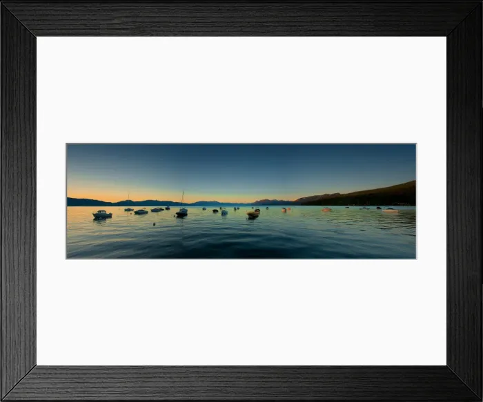 Framed Print : View to Lake Tahoe, California and Nevada state border area, USA Framed Print : View to Lake Tahoe, California and Nevada state border area, USA
