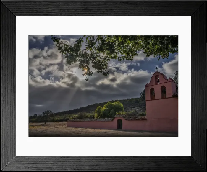 Framed Print : La Purisima Mission, Lompoc, California, USA Framed Print : La Purisima Mission, Lompoc, California, USA