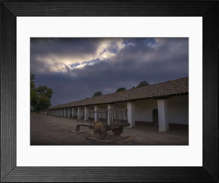 Framed Print : La Purisima Mission, Lompoc, California, USA